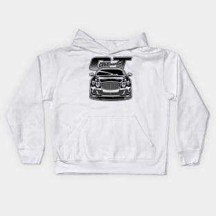 Continental GT - Black Print Kids Hoodie